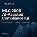 MLC 2006 AI-Assisted Compliance Kit digital resource cover from Meriden Compliance.