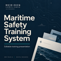 Maritime Safety Training System digital resource cover from Meriden Compliance.