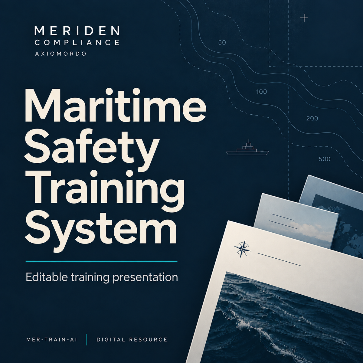 Maritime Safety Training System digital resource cover from Meriden Compliance.