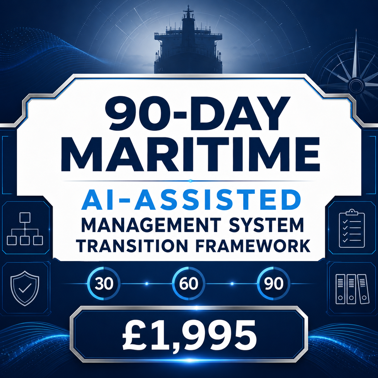 90-Day Maritime AI-Assisted Management System Transition Framework — £1,995