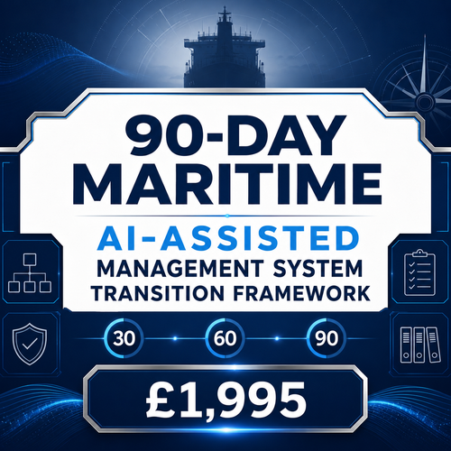 90-Day Maritime AI-Assisted Management System Transition Framework — £1,995